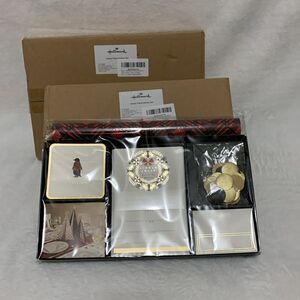 Hallmark Plaid Hostess Set, Holiday Table Set - 2 boxes